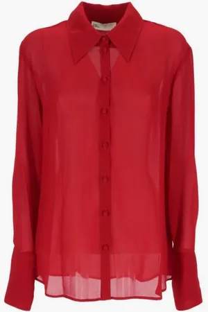 Tory Burch Cuffed Viscose Shirt for Women | The Deal Outlet