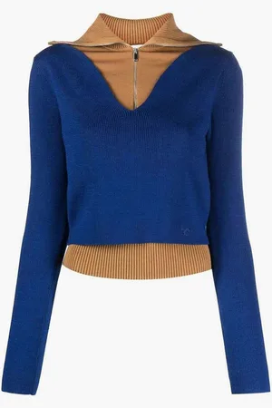 Tory Burch Double Layered Zip Pullover for Women | The Deal Outlet