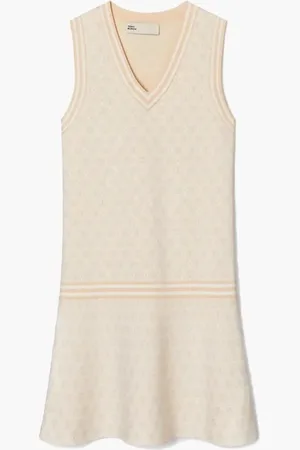 Tory Burch Tory Sport T Monogram Tech Knit Dress for Women | The Deal Outlet
