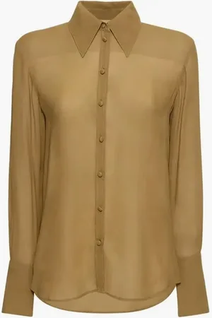 Tory Burch Cuffed Viscose Shirt for Women | The Deal Outlet