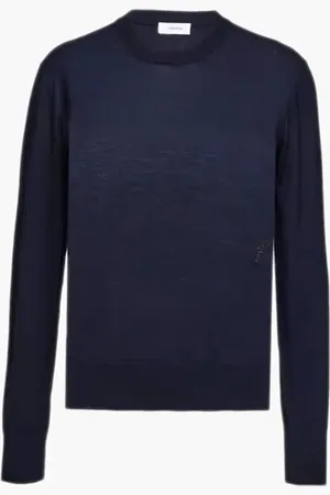 Salvatore Ferragamo Weight Wool Jerseylong Sleeves Round-neck for Men | The Deal Outlet