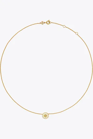 Tory Burch Kira Enamel Pendant Necklace