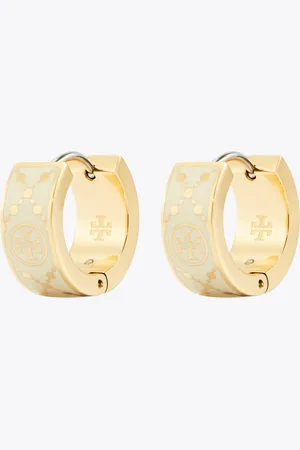 Tory Burch Small T Monogram Hoop Earring