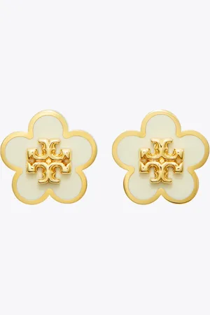 Tory Burch Kira Enamel Flower Stud Earring