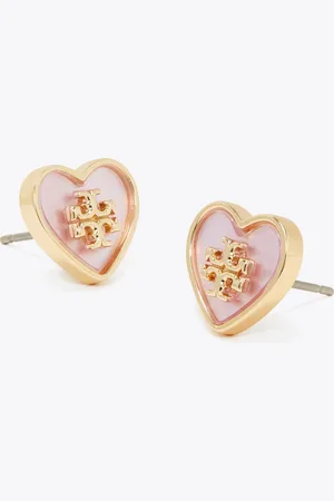 Tory Burch Kira Heart Stud Earring