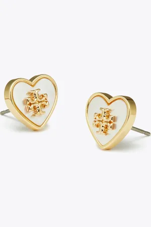 Tory Burch Kira Heart Stud Earring