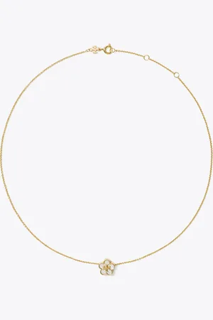 Tory Burch Kira Flower Pendant