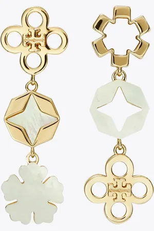 Tory Burch Kira Clover Linear Earring