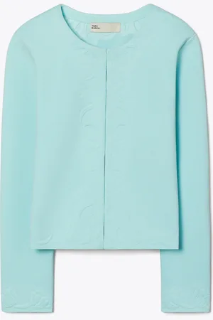 Tory Burch Kendra Embossed Cardigan