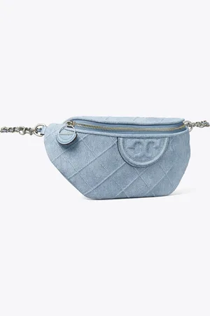 Tory Burch Fleming -print Suede Belt Bag