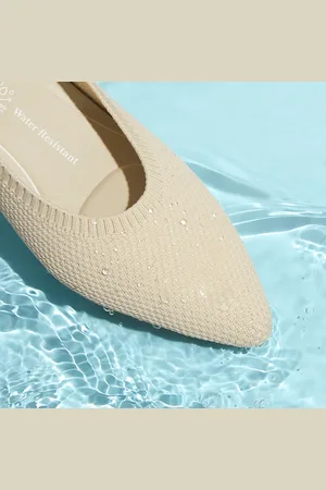 vivaia Pointed-Toe Water Repellent Ballet Flats (Aria 5°)