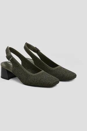 vivaia Square-Toe Block Heels (Melody Slingback Pro)