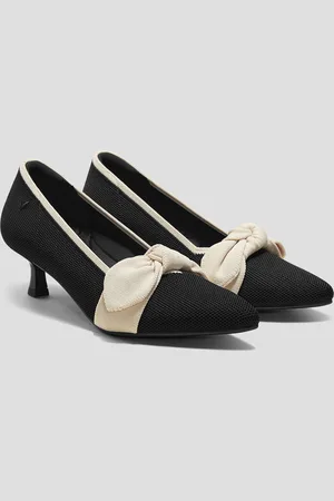 vivaia Pointed-Toe Bow Kitten Heels (Sasha)