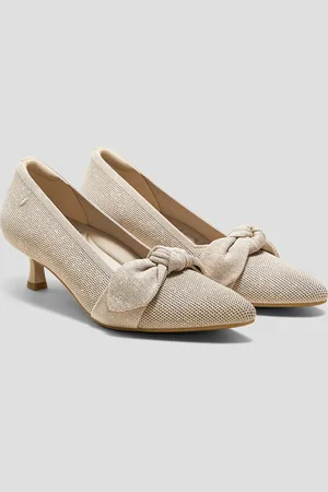 vivaia Pointed-Toe Bow Kitten Heels (Sasha)