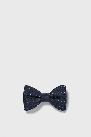 Zara Polka dot jacquard bow tie