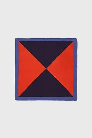 Zara Triangle-design pocket square