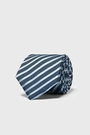 Zara Men Neckties - Wide striped tie