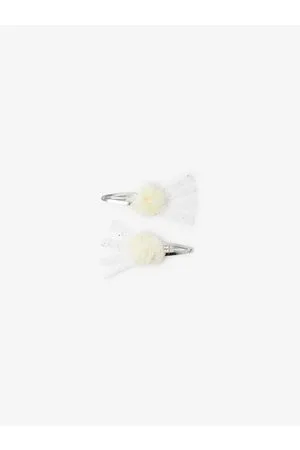 Zara Kids Hair Accessories - 2-pack of tulle pompom hair clips