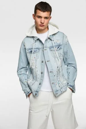 Zara - Trafaluc - Zara Distressed Denim Jacket on Designer Wardrobe