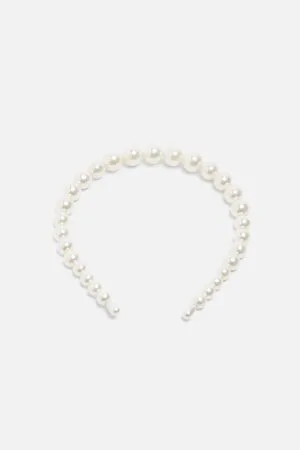 Zara Pearl bead headband