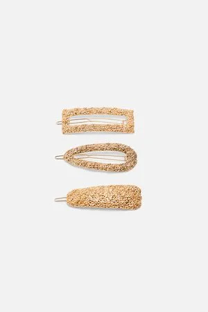 Zara Pack of textured hair clips