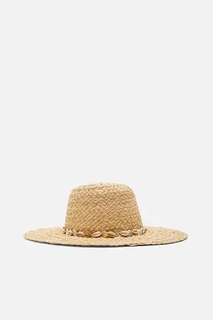 Zara Women Hats - Hat with shells