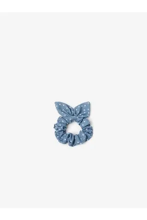Zara Kids Bow Ties - Denim scrunchie with bow
