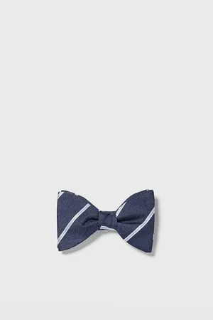 Zara Men Bow Ties - Striped jacquard bow tie