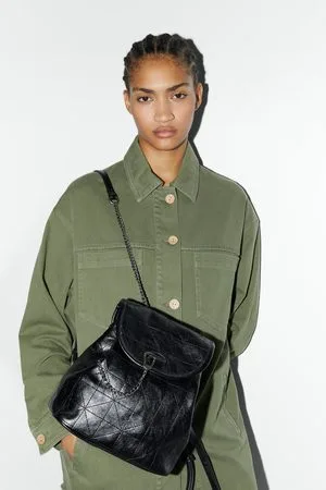 Zara Soft backpack with flap