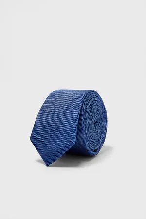 Zara Men Neckties - Textured skinny tie